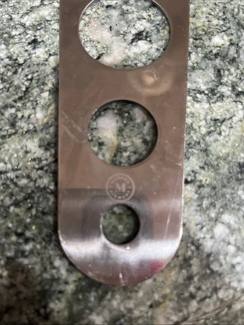 Martha Stewart Metal Portioning Tool with Cutout Circles - Silver